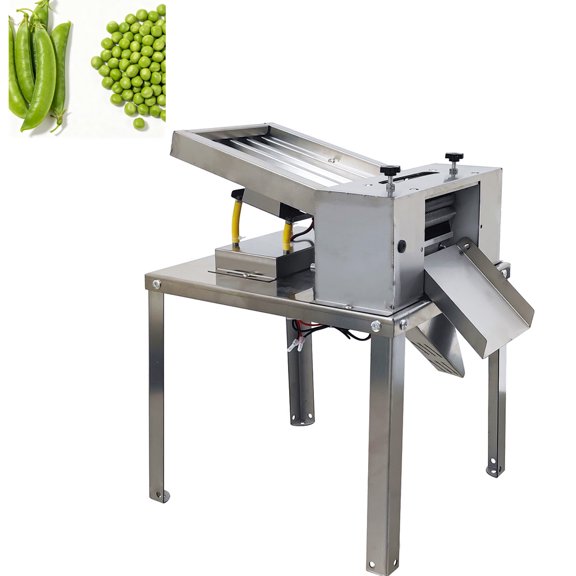 110V Pea Sheller Machine Adjustable Roller 132lbs/h Commercial Edamame Sheller