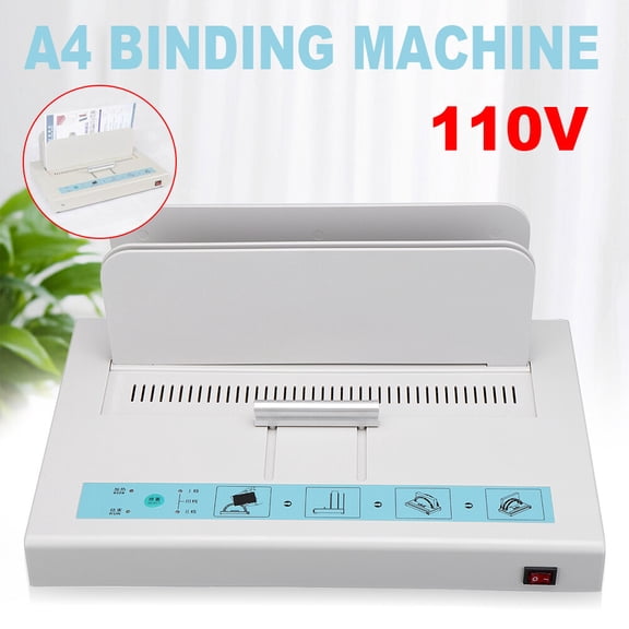110V Perfect Binding Machine Universal Electric Book Automatic Binder USA