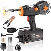 110V Portable MIG Welder Machine 120A Gasless Handheld Wire Welder Compact Light Welder Inverter Welding Machine for 0.030"-0.035" Flux Core Wire DIY Automotive Repair Ironwork