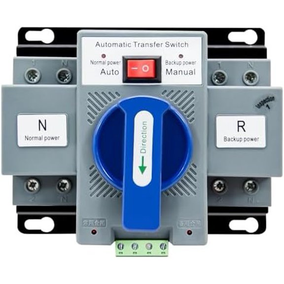 110V Power Automatic Transfer 2P 63A Generator Changeover ATS 50Hz/60Hz