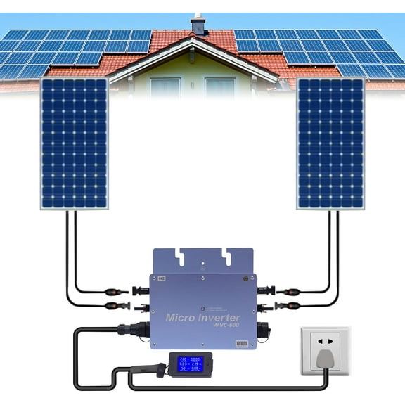 Miumaeov WVC-600W 110V 550-Watt Continuous 600-Watt Surge Power Inverter