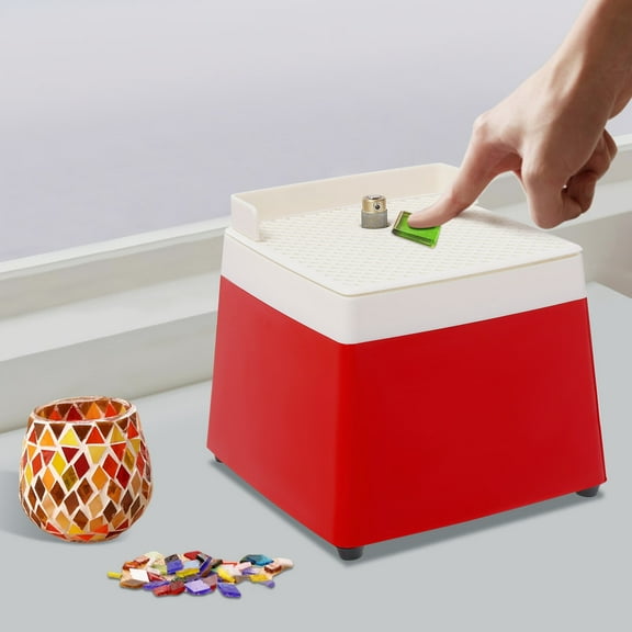 110V Stained Glass Grinder Diamond Automatic Art Grinding Tool 4200r/Min+Bit US