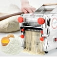 thumbnail image 1 of 110V Stainless Steel Electric Noodle Making Pasta Maker, Commercial Dough Roller Noodle Cutting Machine (Dough Width 22cm, Noodle Width 2mm/6mm), 1 of 7