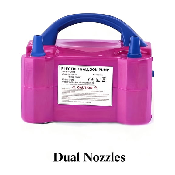 110V US Plug Electric Air Pump,600W Dual Nozzle Portable Inflator for Multiple Inflatable Items Daily Use
