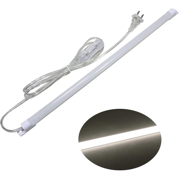 110V Under Cabinet Lights,17inch LED Under Counter Lighting with 6foot Plug Cable,Reading Desk Lamp for Kitchen/Shelf (Naturally White 4000K)