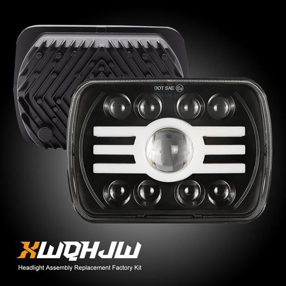 110W DOT 5x7" 7x6" LED Headlight Hi/Lo Beam Fit for Dodge D150 D250 D350 Ram 50 H4