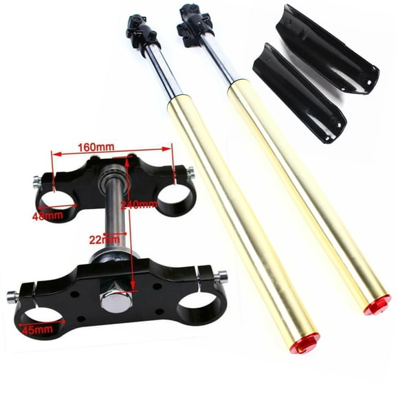 110cc 125cc Apollo 45/48mm Special Customization Front Forks Shock Triple Tree Clamp For Dirt Pit Bike