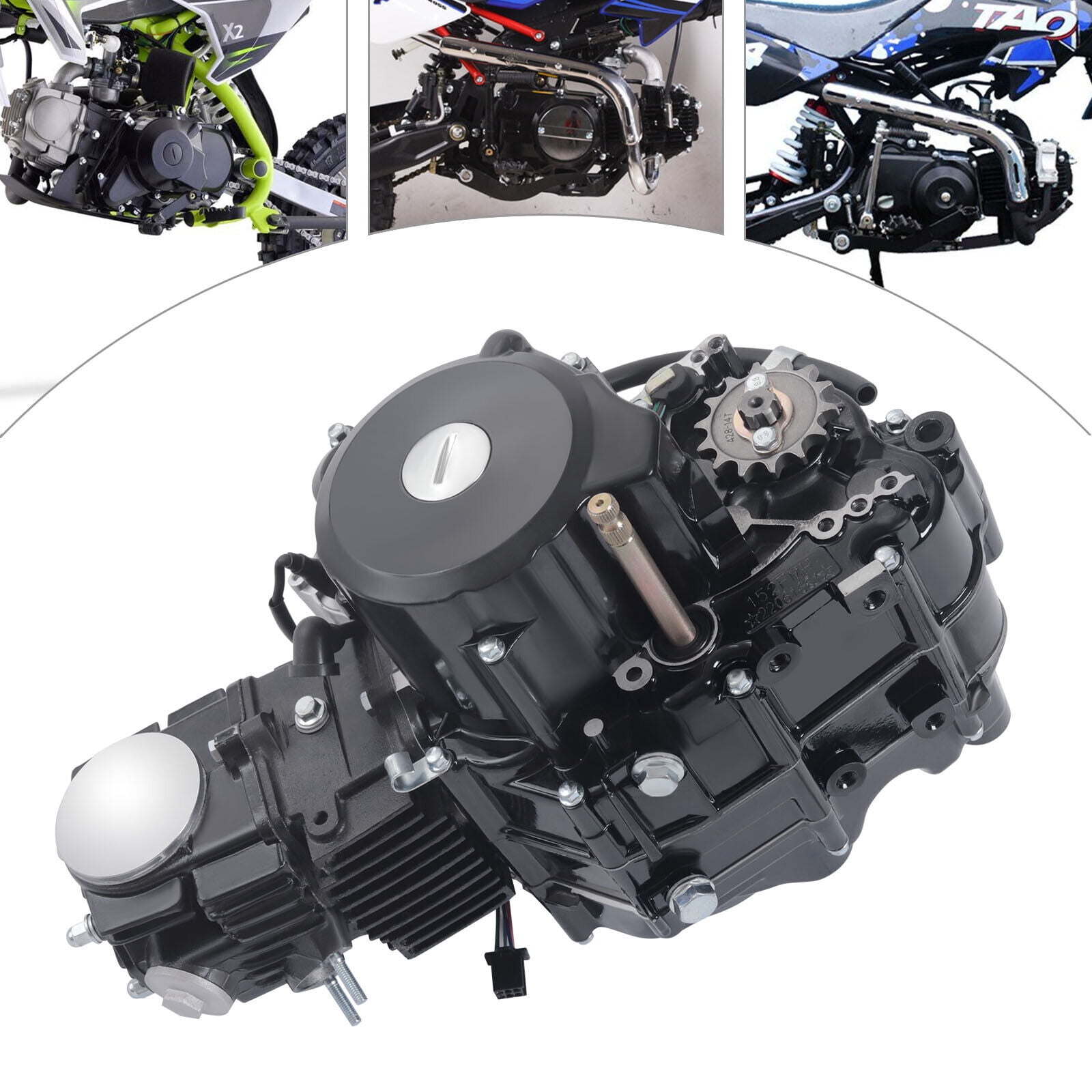 110cc Engine Motor 4-Speed Kick Start Engine Kit Forpit Dirt Bike 428-14T