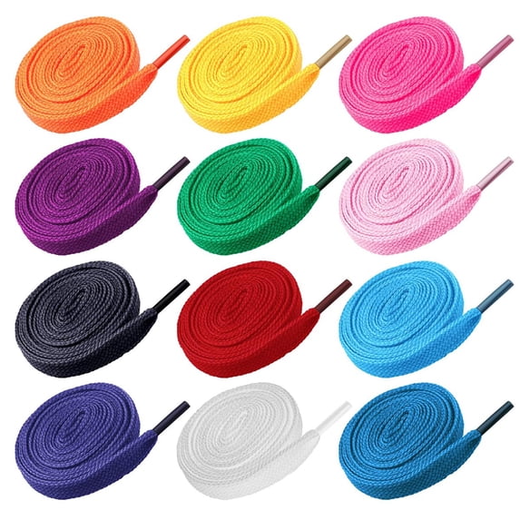 110cm Colored Ribbon Rope Set with 12 Unique Designs Durable Fabric Material for Crafting Decorating and DIY Projects 12PCS