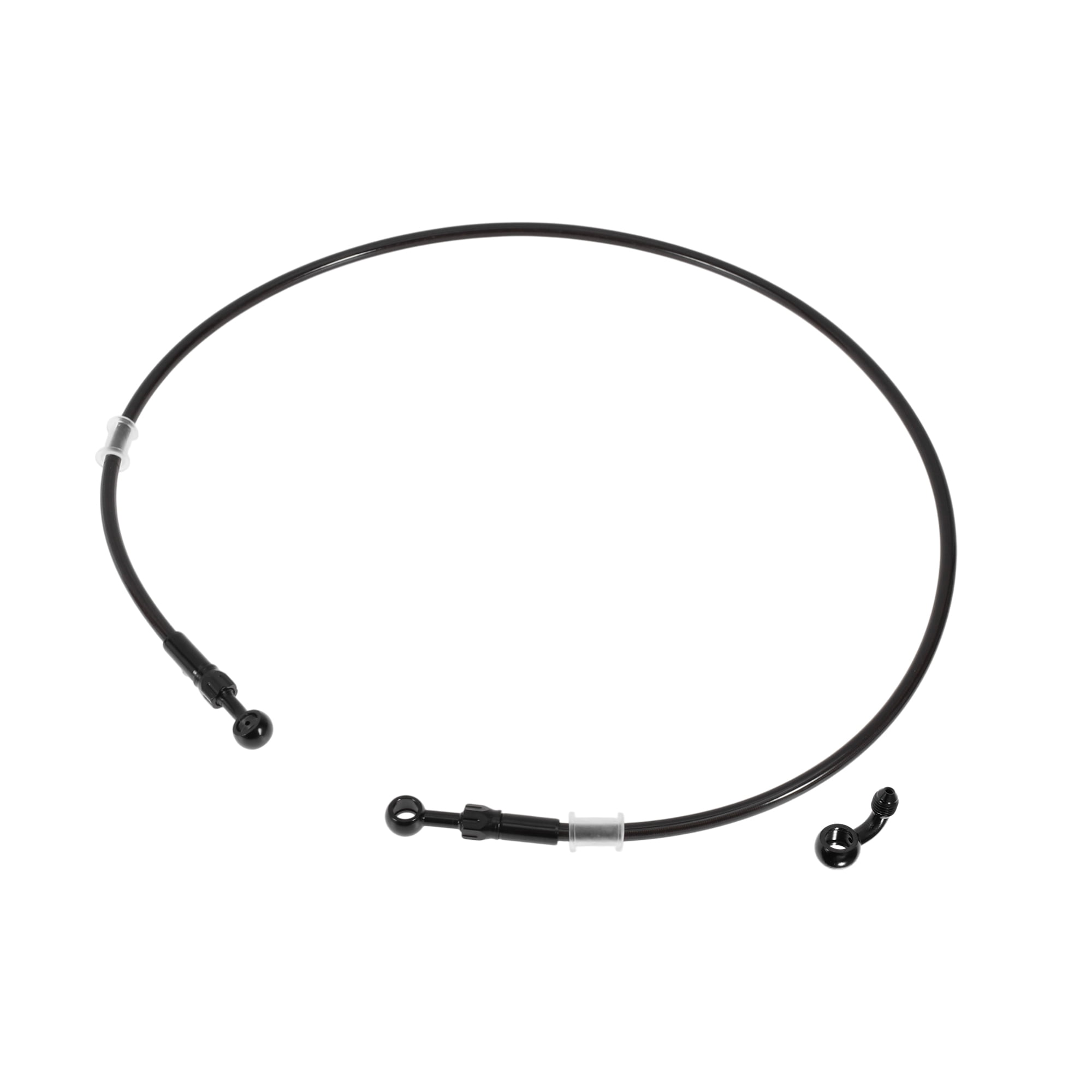 Motorcycle Braided Steel Brake/Clutch Hose Line - 900mm Red (Also 500/600/1200mm) For Pit Bikes, Dirt Bikes