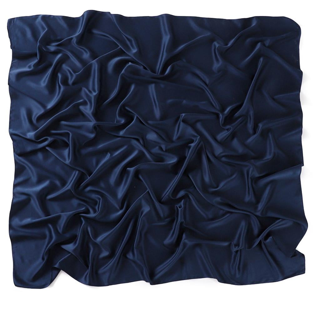 matte satin square scarf