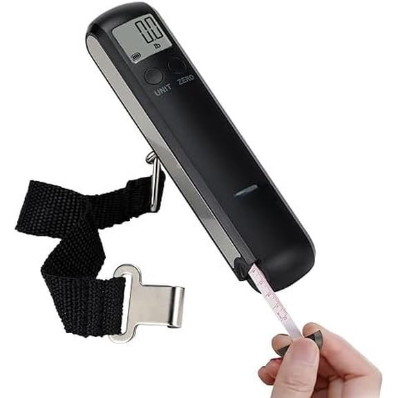 110lb Mechanical Luggage Scale Free Portable Hand Baggage Scale for Travel Suitcase Digital Weight Scale with in Measuring Tape
