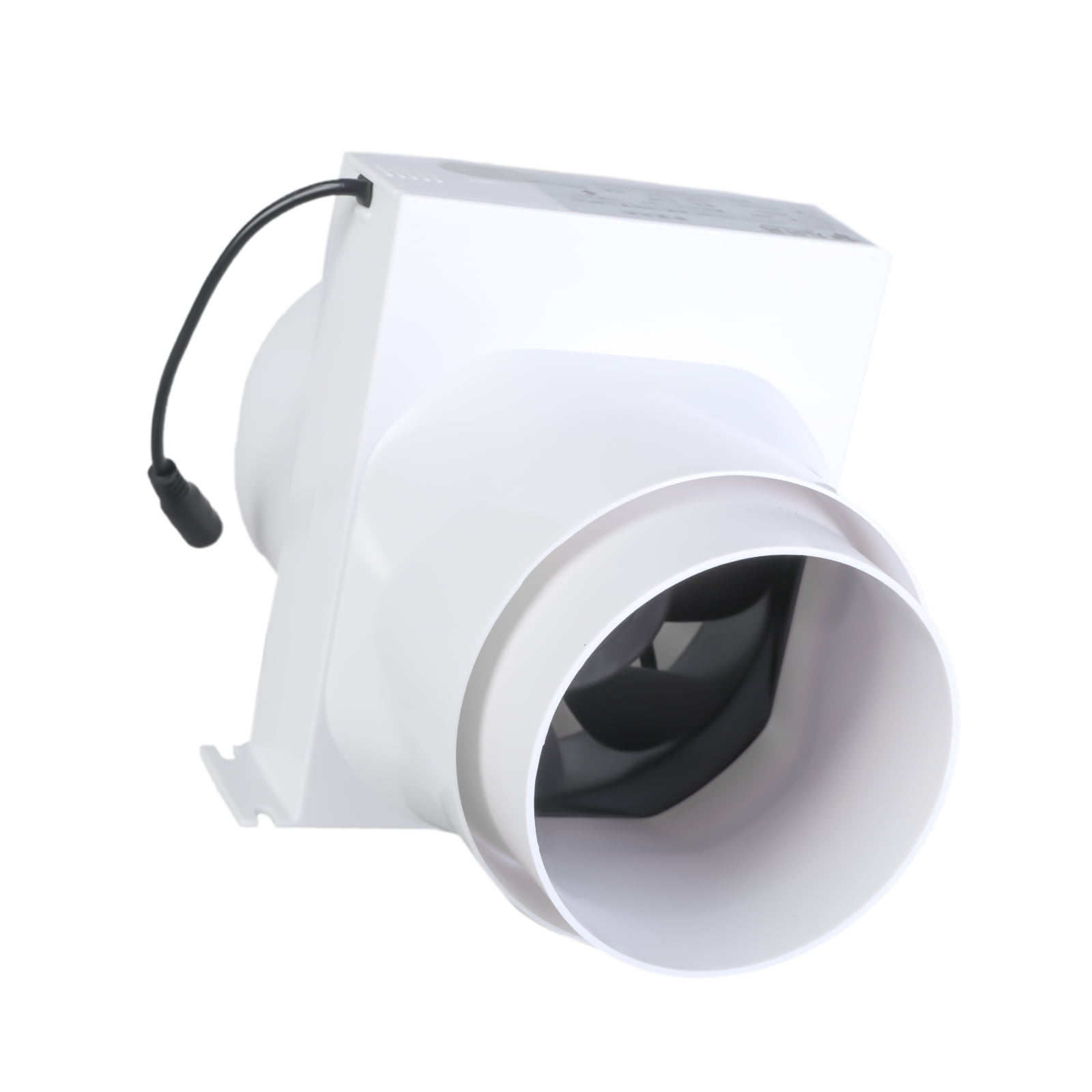 110mm 12V Extractor Fan Low Noise Inline Duct Hydroponic Air Blower ...