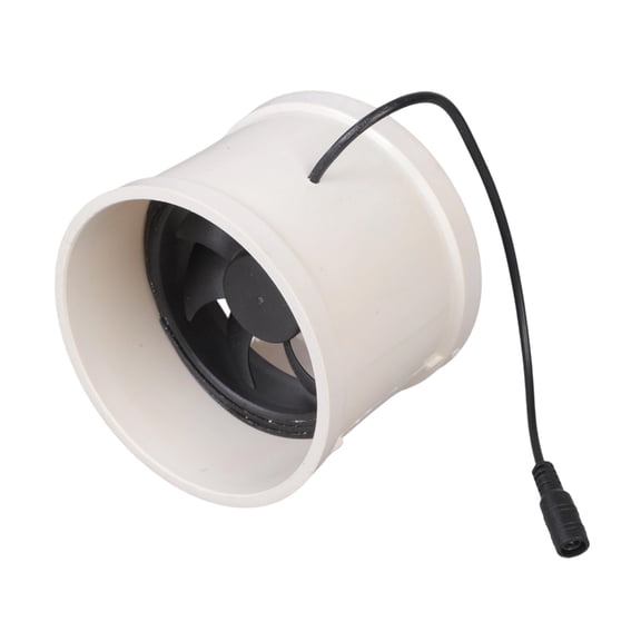 110mm PVC Exhaust Fan 12V 3600rpm Low Noise for Kitchen Bathroom Pet Enclosures