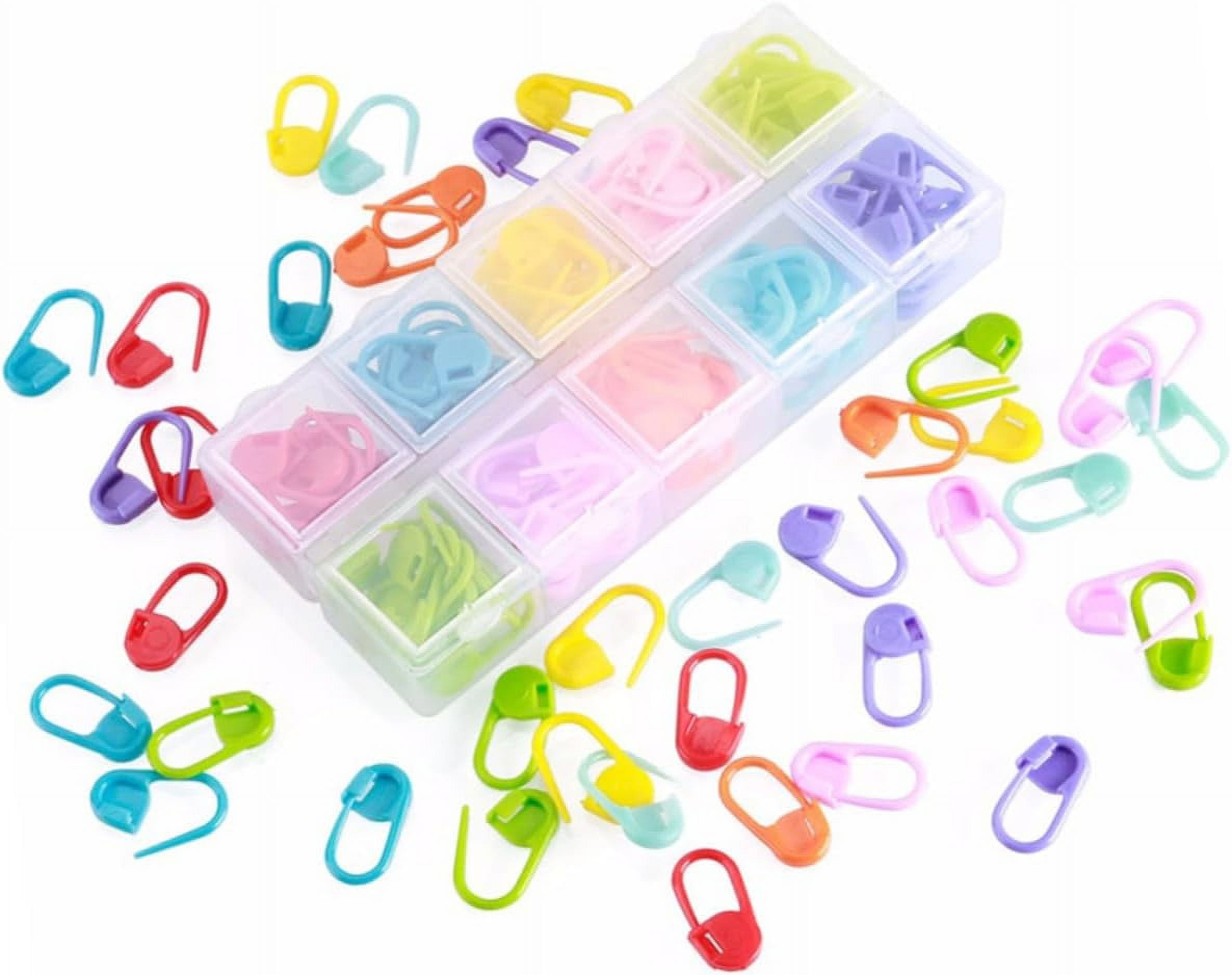 500 Spille Da Cucito Colorate: Sicure, Piccole E Perfette Per Maglieria, Stitch Markers E Progetti Fai Da Te