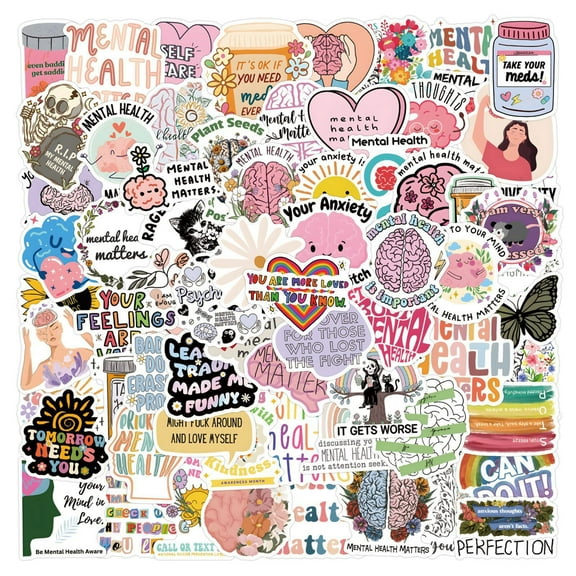 110pcs Suitcase Stickers Waterproof Stickers Scooter Computer Tablet Cartoon Decoration