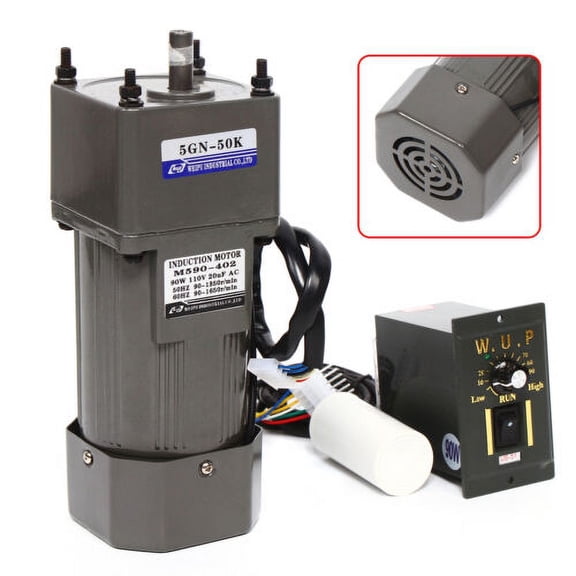 110v 90w Ac Gear Motor Electric speed Reduction Controller Single-phase 27RPM