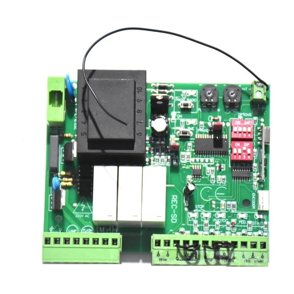 110v Or 220V AC Professional Sliding Gate Garage Door Controller Receiver Rolling Code Remote Control Gate Opener Plate Card
