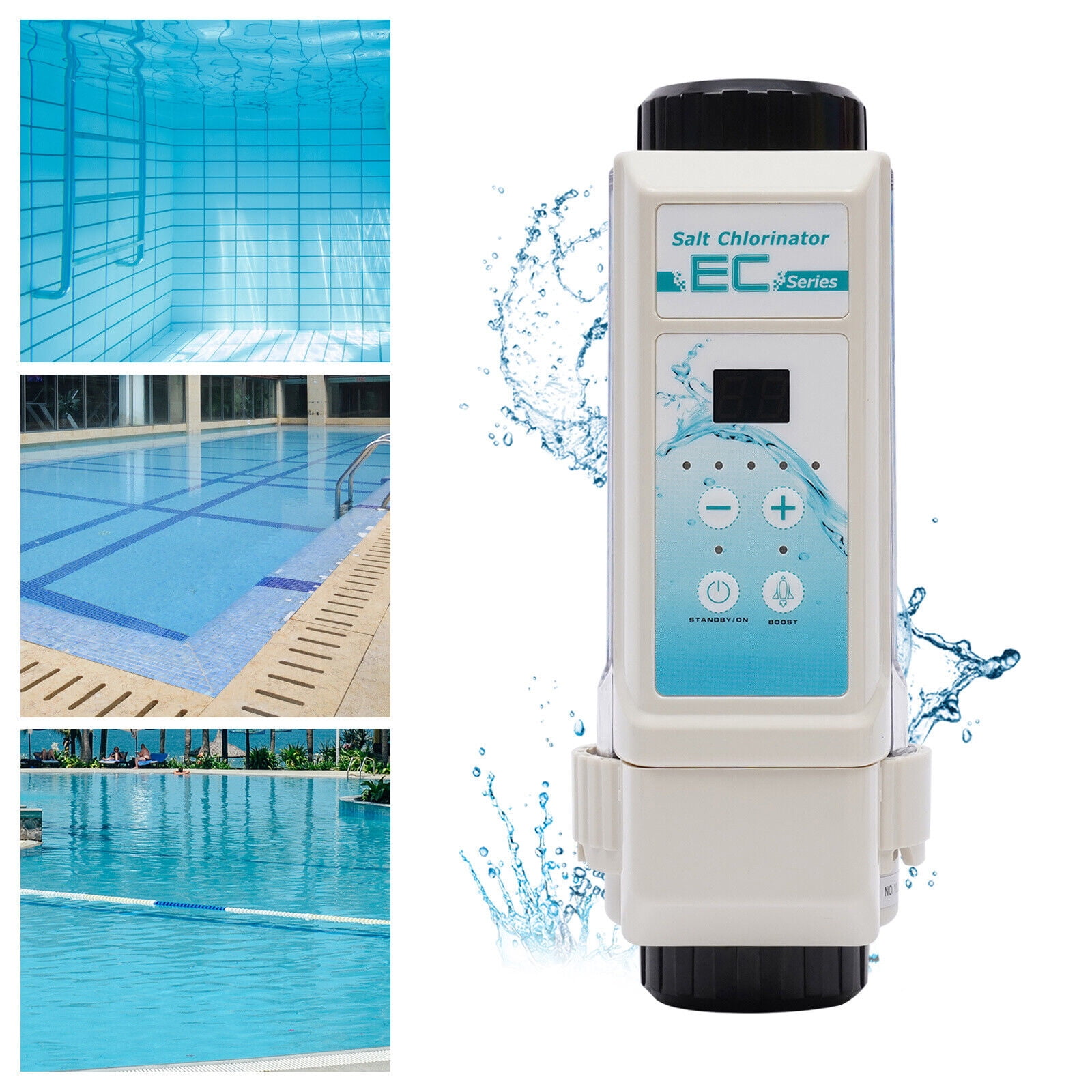 110v Saltwater Pool System for Inground Pools 20g/h Salt Water Pool