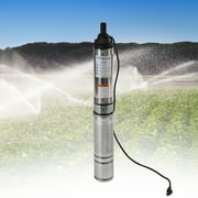110v Submersible Deep Well Water Pump Large Stainless Steel Well Pump 370w 0.5HP