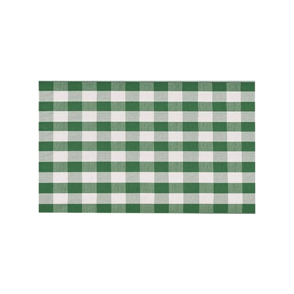 110x70cm Buffalo Plaid Outdoor Rug, Red and White Velvet Checkered Front Door Mat, Washable Small Throw Rug for Entryway Patio Bathroom, Farmhouse Decor Layered Doormat for Home Kitchen Porch
