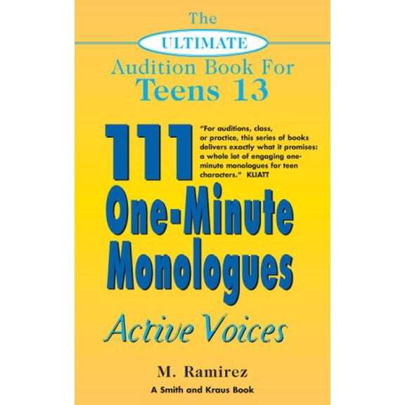 Pre-Owned 111 One-Minute Monologues--Active Voices (Hardcover) 1575255812 9781575255811