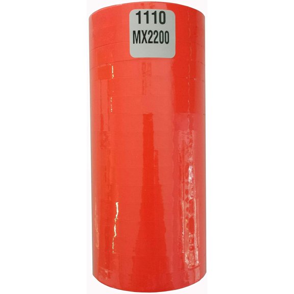 1110 Fluorescent Red Labels for Monarch 1110 or Motex MX-2200$$Office