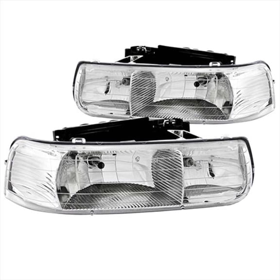 111011 Crystal Headlights Chrome