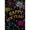 thumbnail image 1 of 1110536 New Year Celebration New Year Flag 12x18 Inch Double Sided New Year Garden Flag for Outdoor House party Flag Yard Decoration, 1 of 2