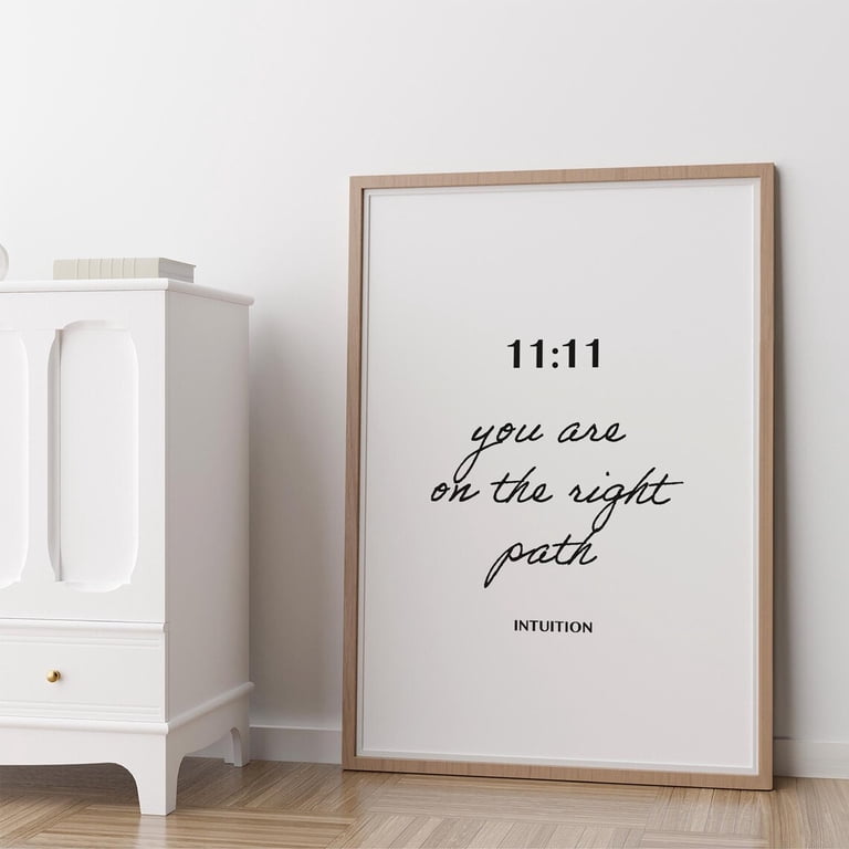 1111 Print • 11,11 Angel Number Wall Art Print Wall Art