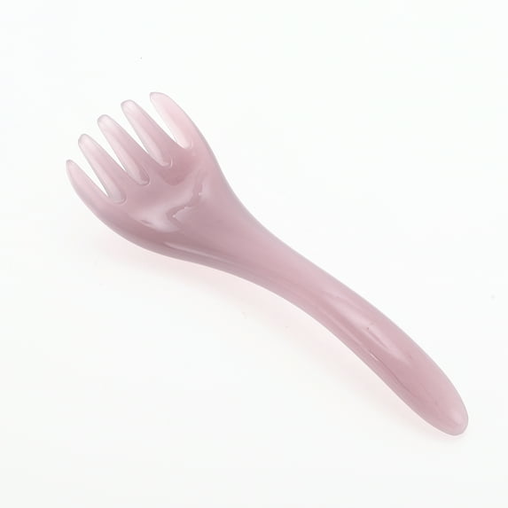 Unique Bargains 1 Pc Women Durable Five Claws Style Head Massager for Home for Office Resin Purple