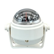 1111Fourone 1 Set Boat Compass Direction Display Equipment Practical Simple Navigation Tools Sailing Tool with Clear Displaying for Outdoor White