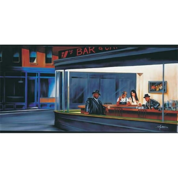 1116-16x20-CE Hip Hop Caf Poster 16in. x 20in.