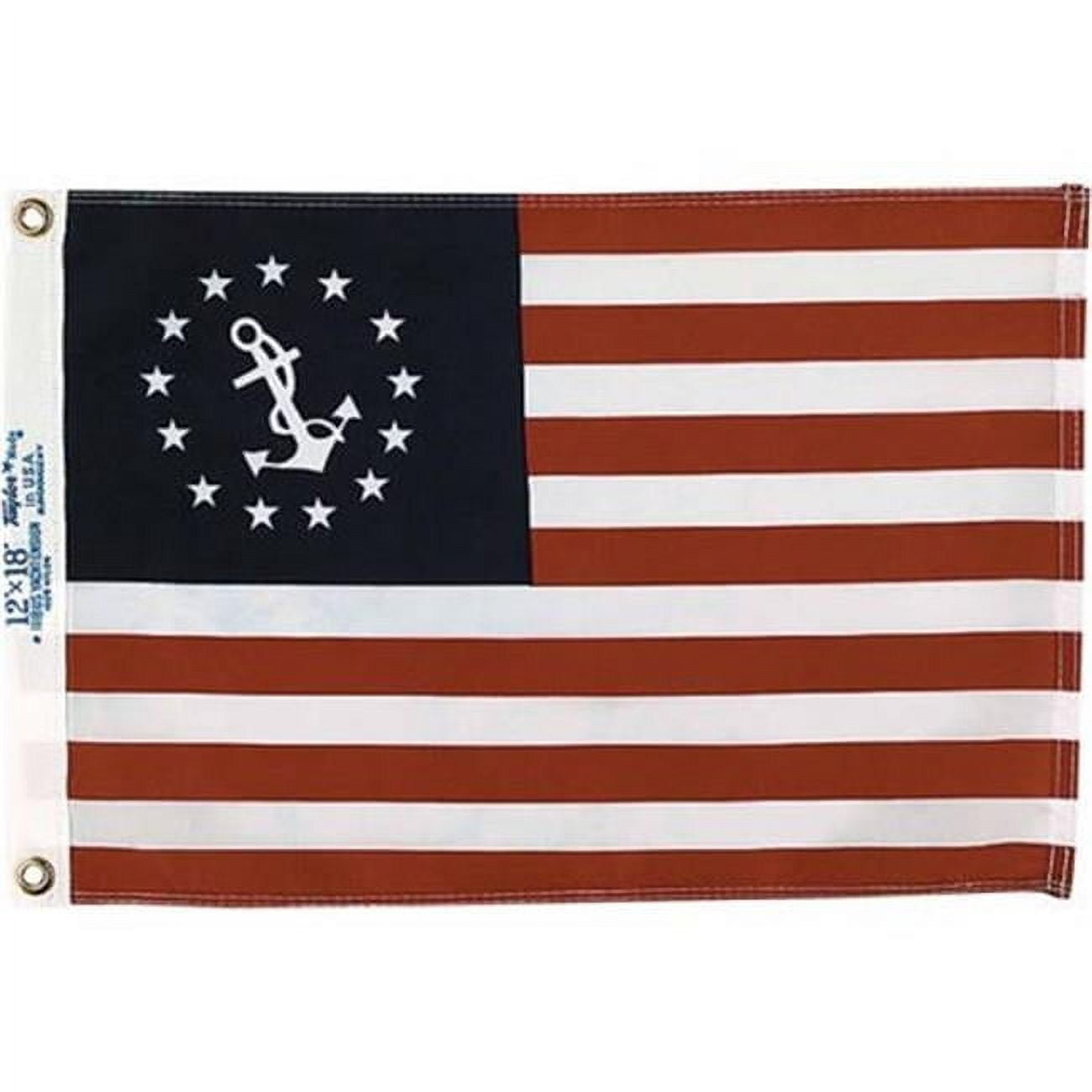 1118 12 x 18 in. USA Yacht Ensign Flag