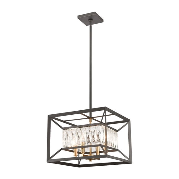 11184/4-Elk Lighting-Starlight - 4 Light Pendant in Modern/Contemporary Style with Luxe/Glam and Mid-Century Modern inspirations - 11 Inches tall and