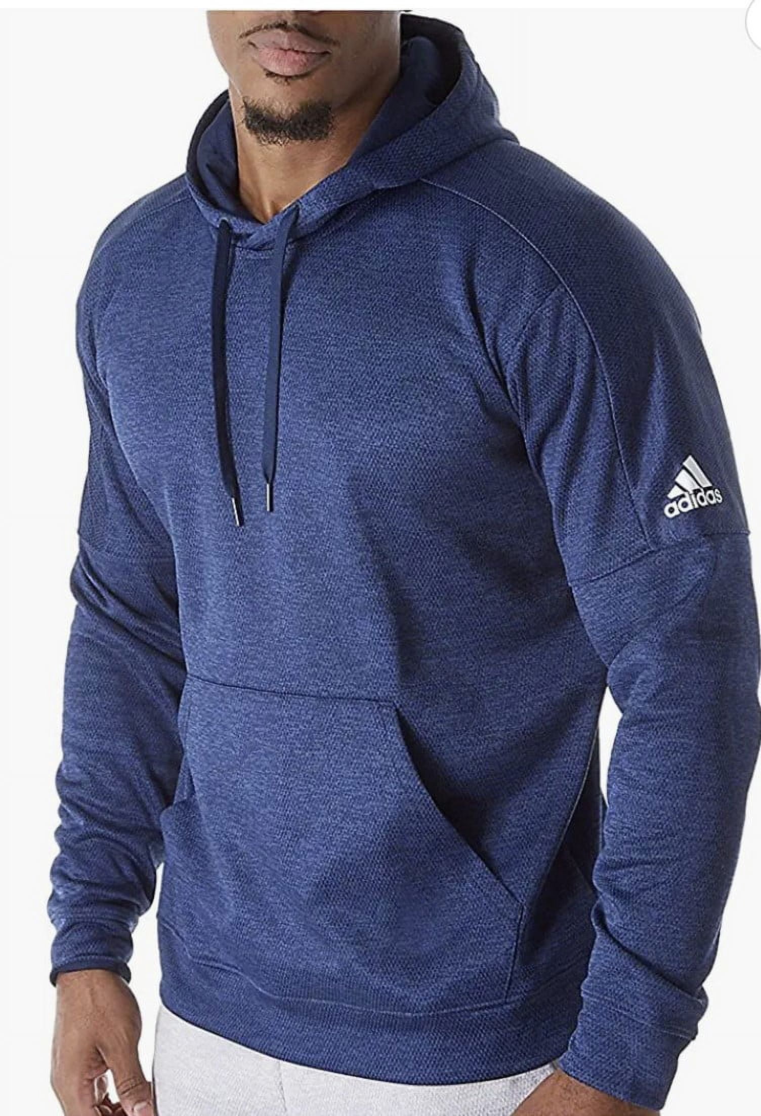 111C Adidas Men's Athletics Team Issue Pullover Collegiate Navy Melange XL