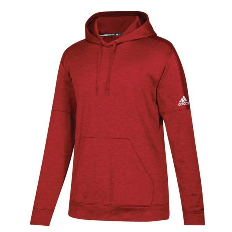 Adidas men's athletics team issue fleece logo pull over hoody sale