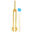 thumbnail image 1 of 111HZ Frequency Tuning Fork with Hammer for DNA Repair Healing Sound Healing Forks(Gold), 1 of 7
