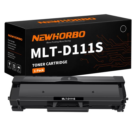 MLT-D111S Toner Cartridge Compatible with Samsung Xpress SL-M2020W M2022W M2070W M2070FW Printer(1 Pack)
