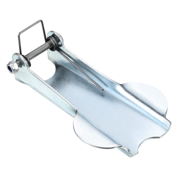 111mm Hook Safety Latch Kit, Metal Clevis Hook Towing Receiver Hitch Replacement, Silver