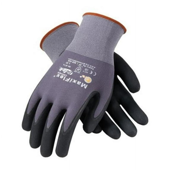112-34-874-XXL Maxiflex Ultimate 15G Gry Nylon Shell Blk MicroFoam Glove XXL