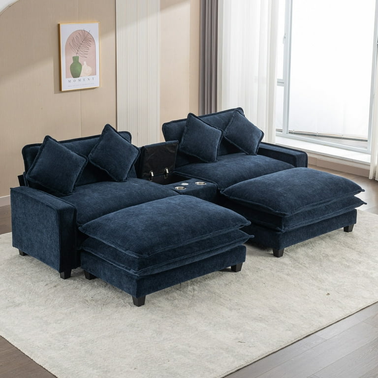 1/26迄 rikoao sofa navy 112.6