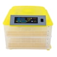 thumbnail image 1 of 112-Egg Incubator for Hatching Chicks, Fully Automatic Poultry Hatcher Machine with Egg Irradiator and Water Injector, Egg Candler with Clear Window View(US Standard), Yellow & Transparent, 1 of 8