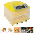 thumbnail image 1 of 112-Egg Outdoor Indoor Egg Incubator, Practical Fully Automatic Poultry Hatcher Machine with US Standard,Brooder for Hatching Chickens, Quai,l Duck, Goose, Yellow and Transparent, 1 of 8