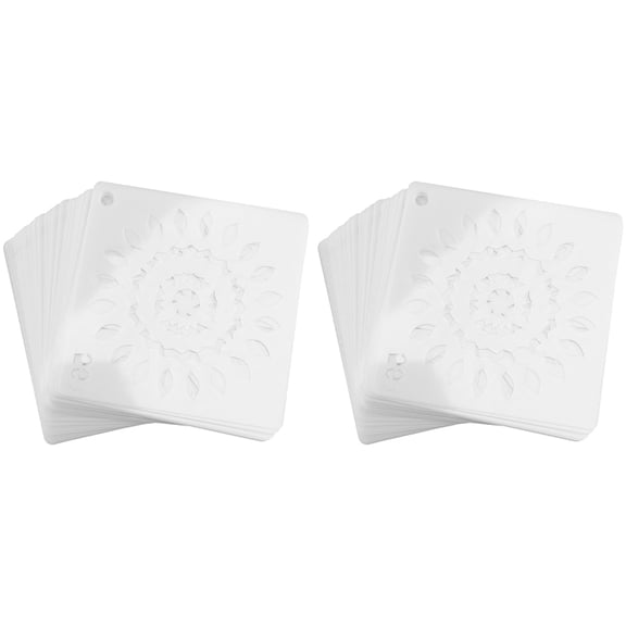 112 Pack Mandala Dot Painting Templates Stencils Perfect for DIY Rock Painting Art Projects 3.6X3.6 Inch 9X9 cm