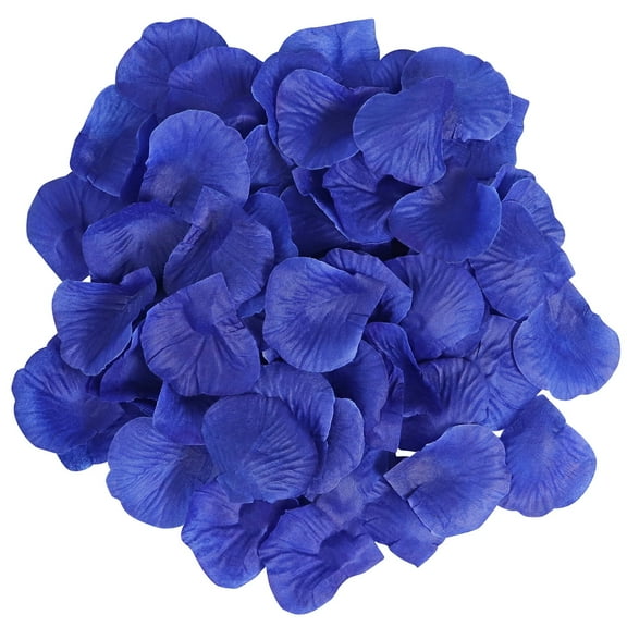 1120 Pcs Artificial Silk Rose Petals Flower Petals for Wedding Decoration Party Valentine’s Day (Royal Blue)