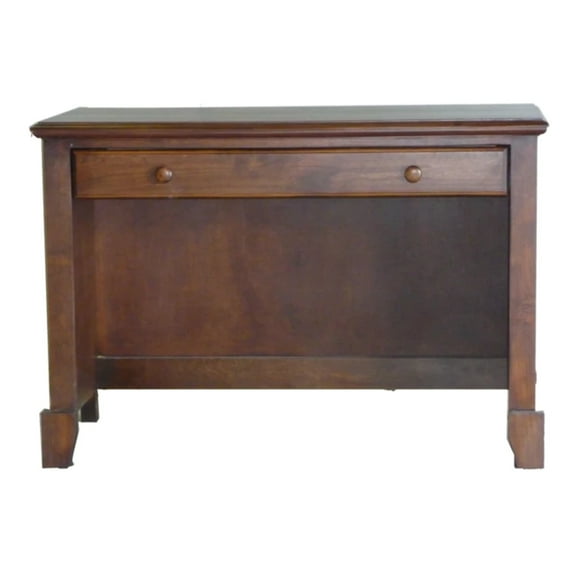 1120 Writing Desk with Drawer and Closed Back
