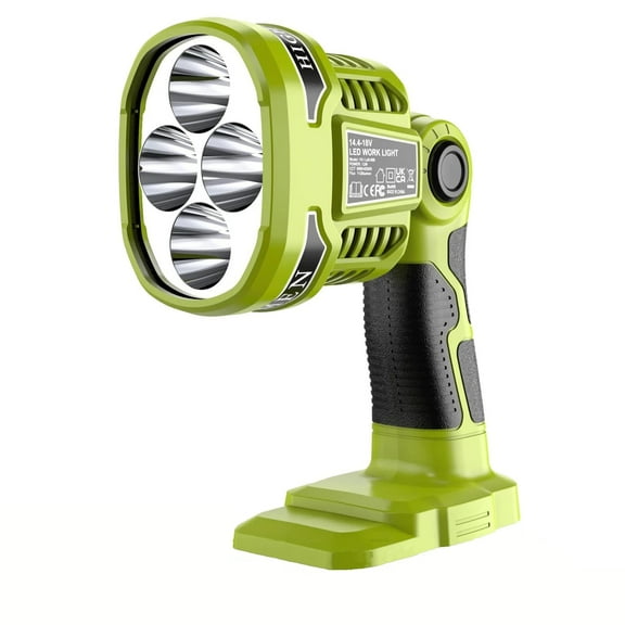 1120LM LED Work light Flashlight For RYOBI 18V Spotlight Cordless Emergency Lamp