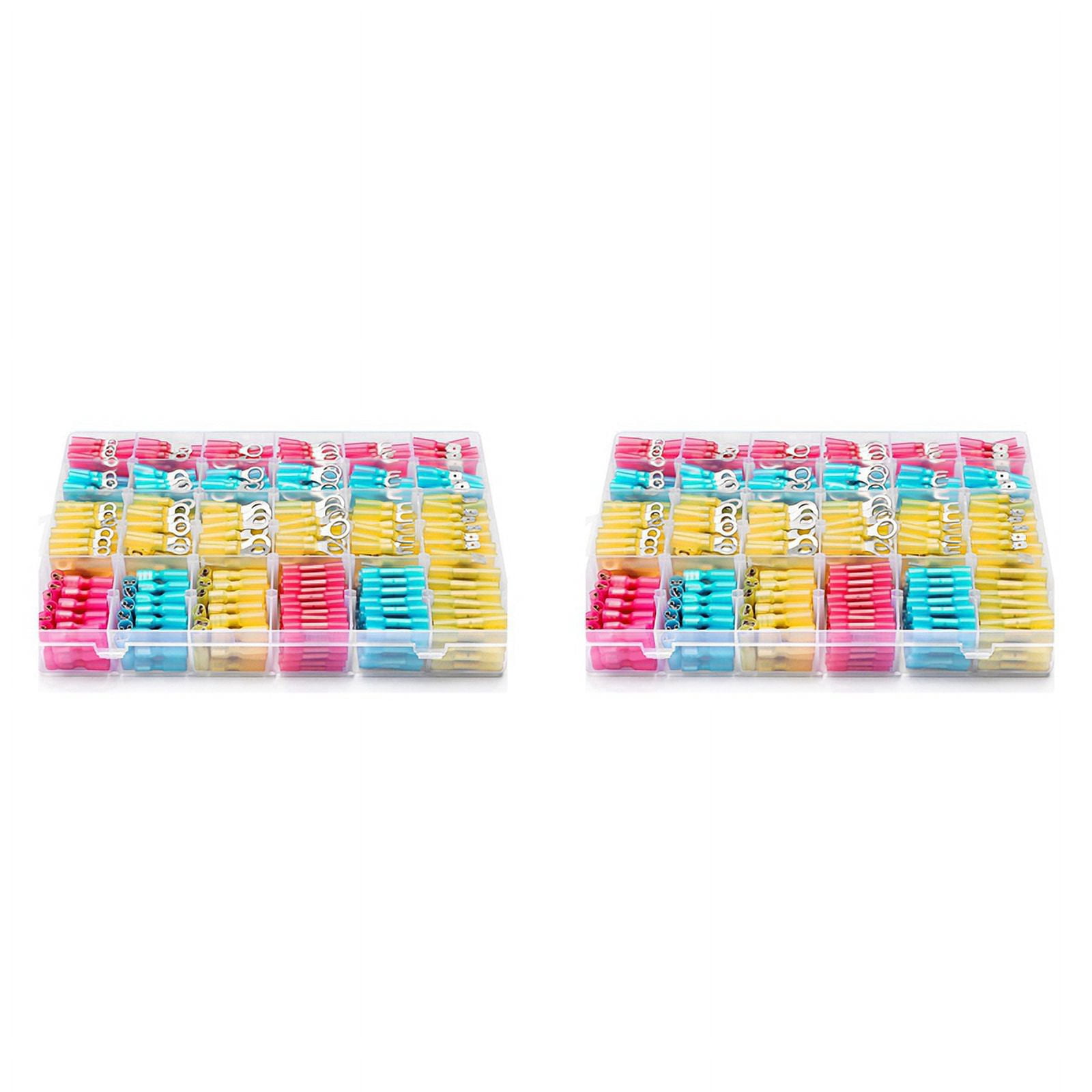 1120PC Marine Grade Heat Shrink Wire Connectors-Electrical Connectors Kit AWG22-10 Waterproof Insulated Crimp Connector