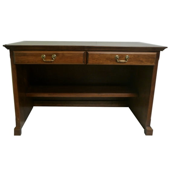 1121 Writing Desk with Drawers and Closed Back